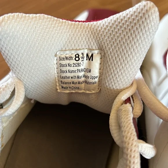 Dr Scholl’s Women’s Red and White Leather Golf Shoes with Golf Glove Size 8.5 - Picture 14 of 16